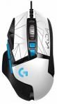 Picture of Мышь проводная Logitech G502 HERO K/DA High Performance Gaming Mouse белый чёрный рисунок USB (910-006097)